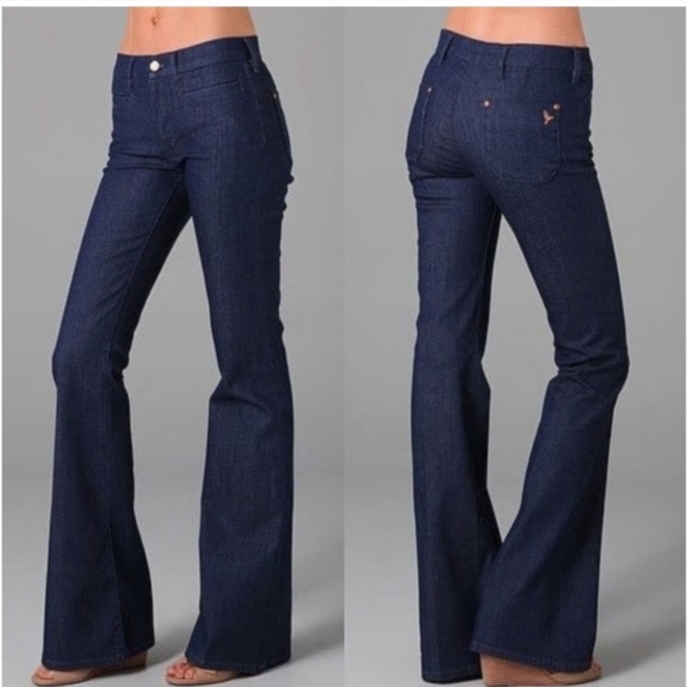 MiH Marrakesh Mid Rise Flare Jeans NWT